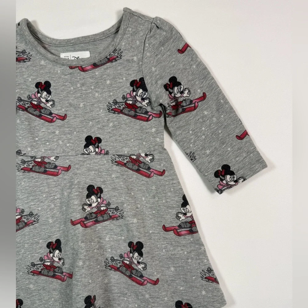 GAP x DISNEY‎ Minnie Mouse Ski Dress Long Sleeve Toddler 18-24 Months Winter